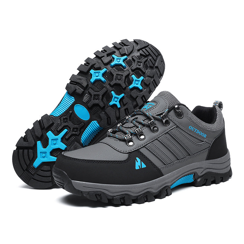 Men's Low-Top Lace-Up Outdoor Hiking Sneakers: Your Perfect Adventure Companion