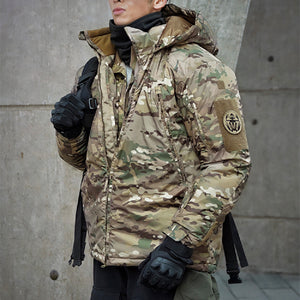 Experience Comfort and Style with Our Waterproof Warm Camouflage Jacket